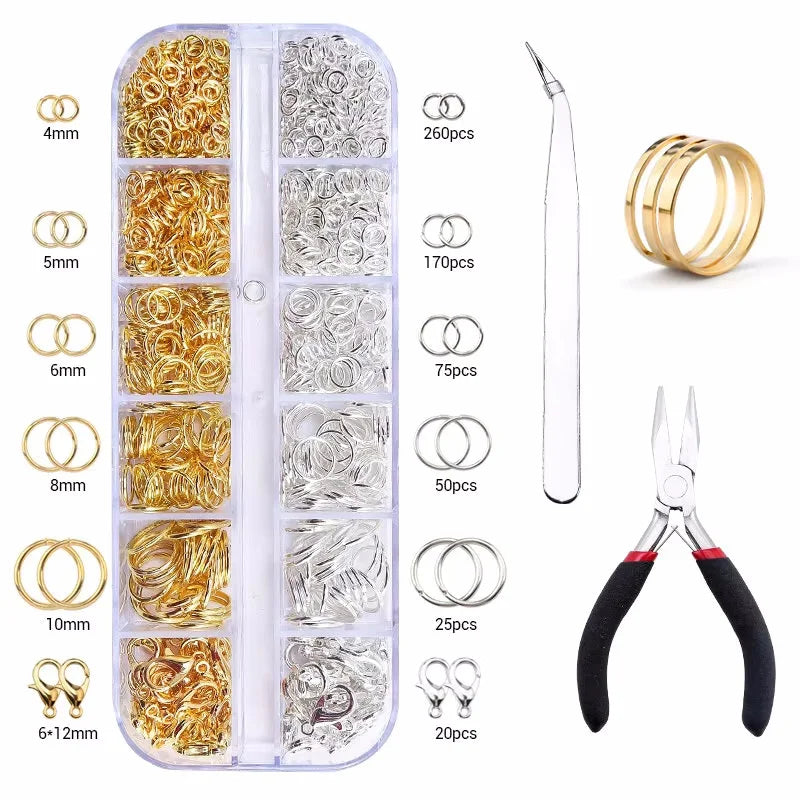 Full Jewelry Making Tool Kit: Wire, Charms, Pliers