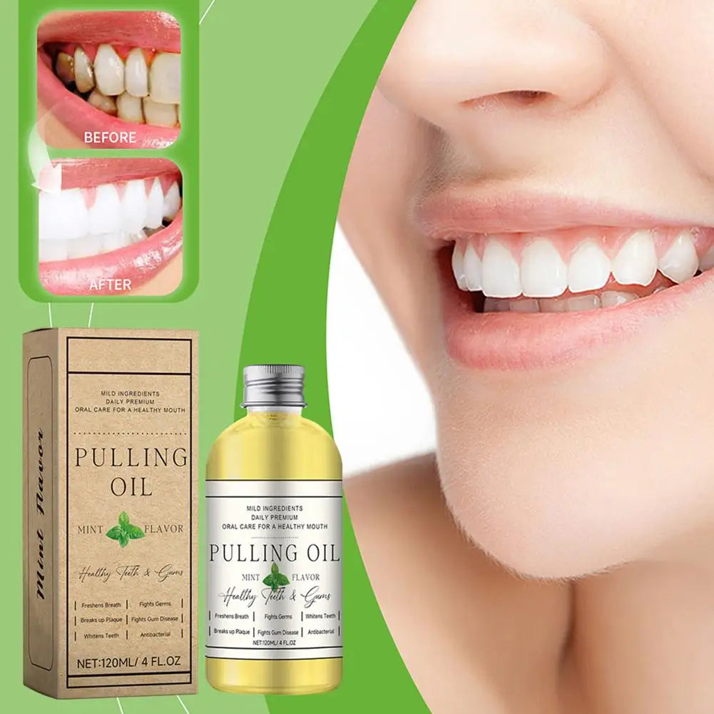 Organic Coconut Oil Mouthwash Deodorizes &amp; Cleans Teeth