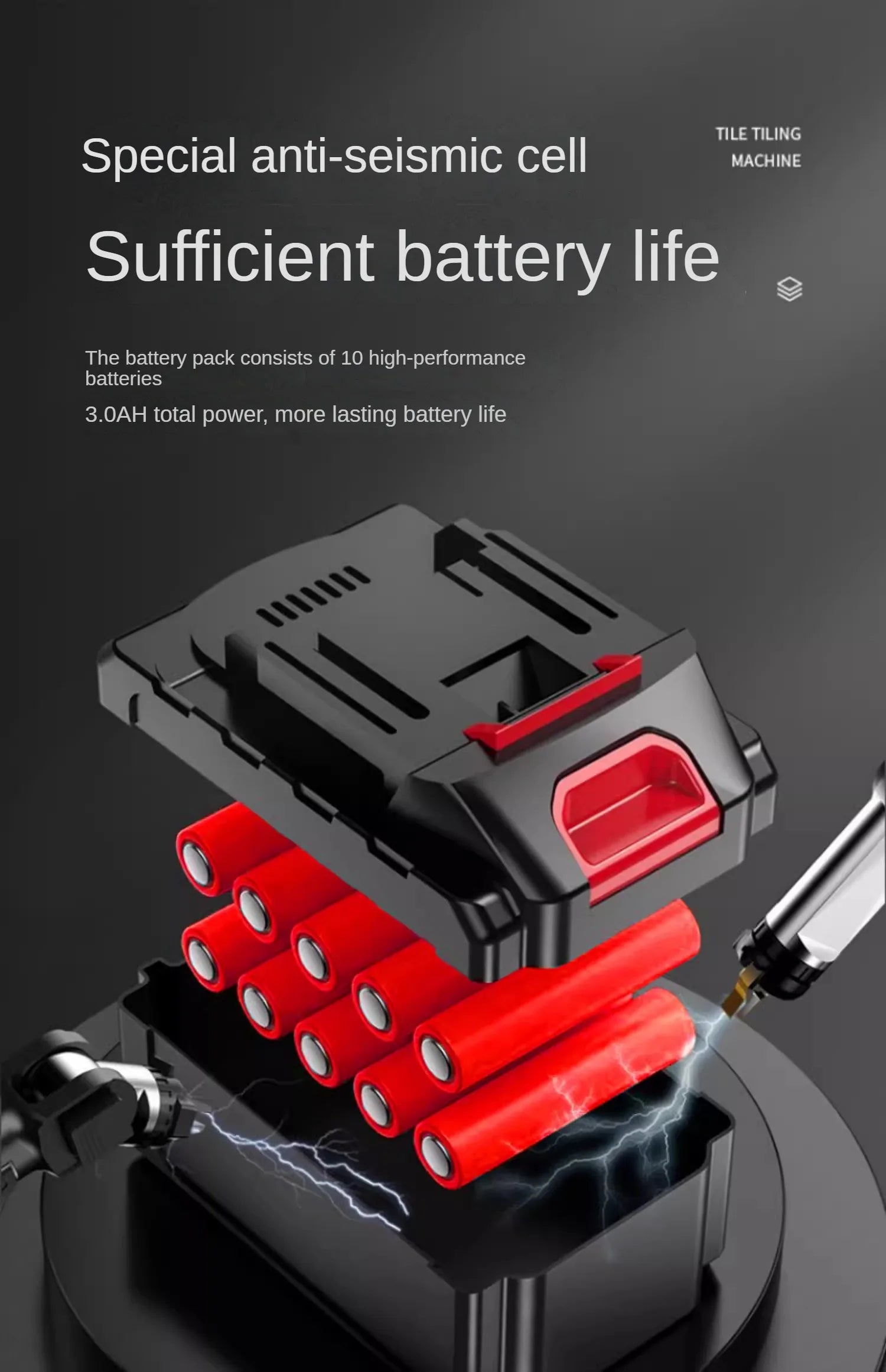 Vibrating Tile Tiler - Effortlessly Lay Large Format Floor and Wall Tiles