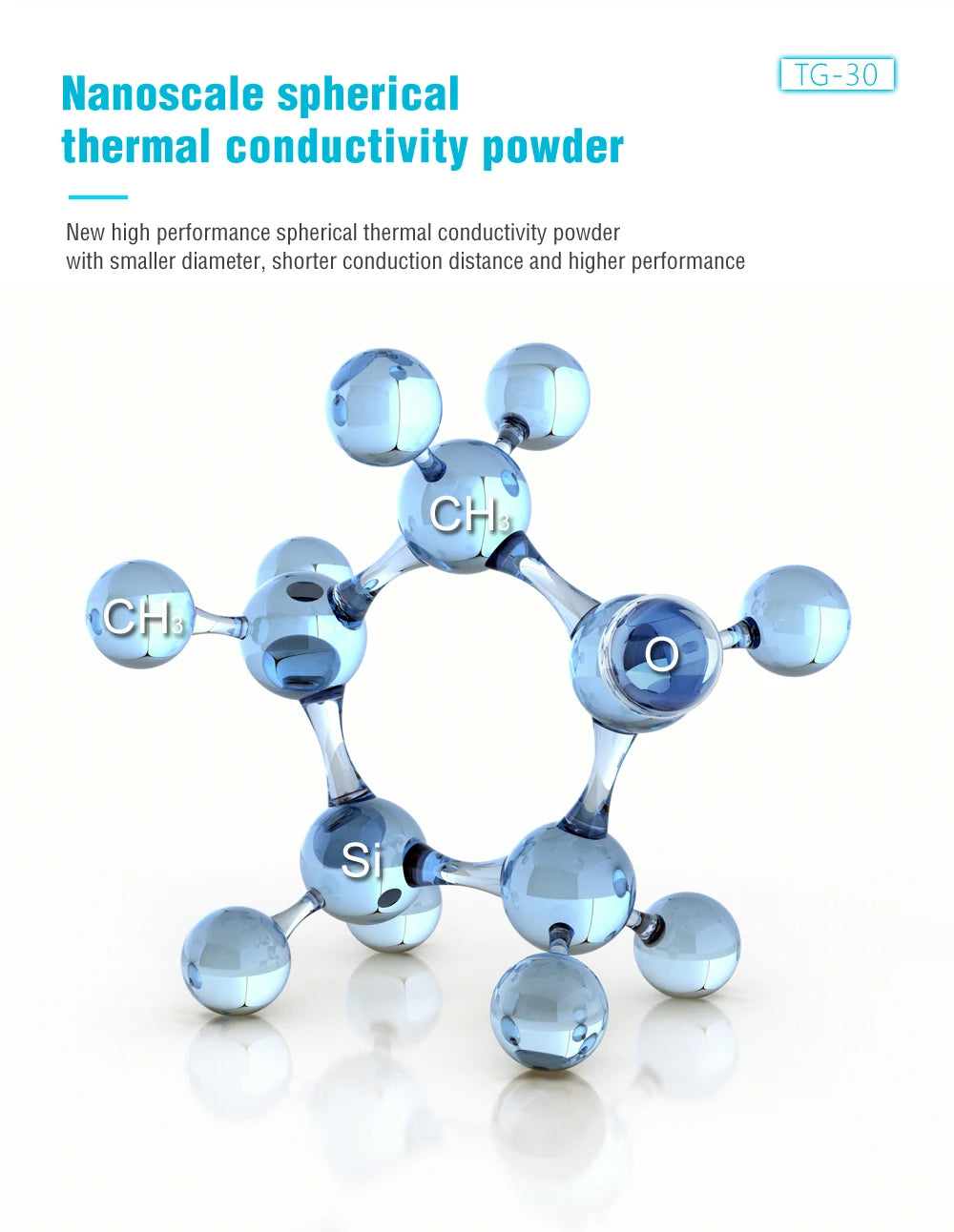 Coxbyte TG-30 Thermal Paste 17.5W-mk for AMD Intel Processor CPU Cooler Computer Cooling Fan VGA GPU Compound Heatsink Plaster