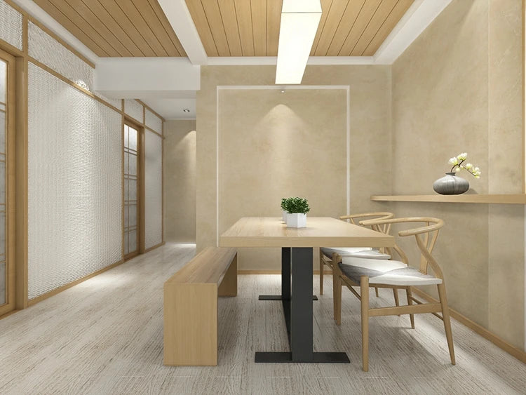 Bronzing Non-Woven Fabric Cement Wallpaper