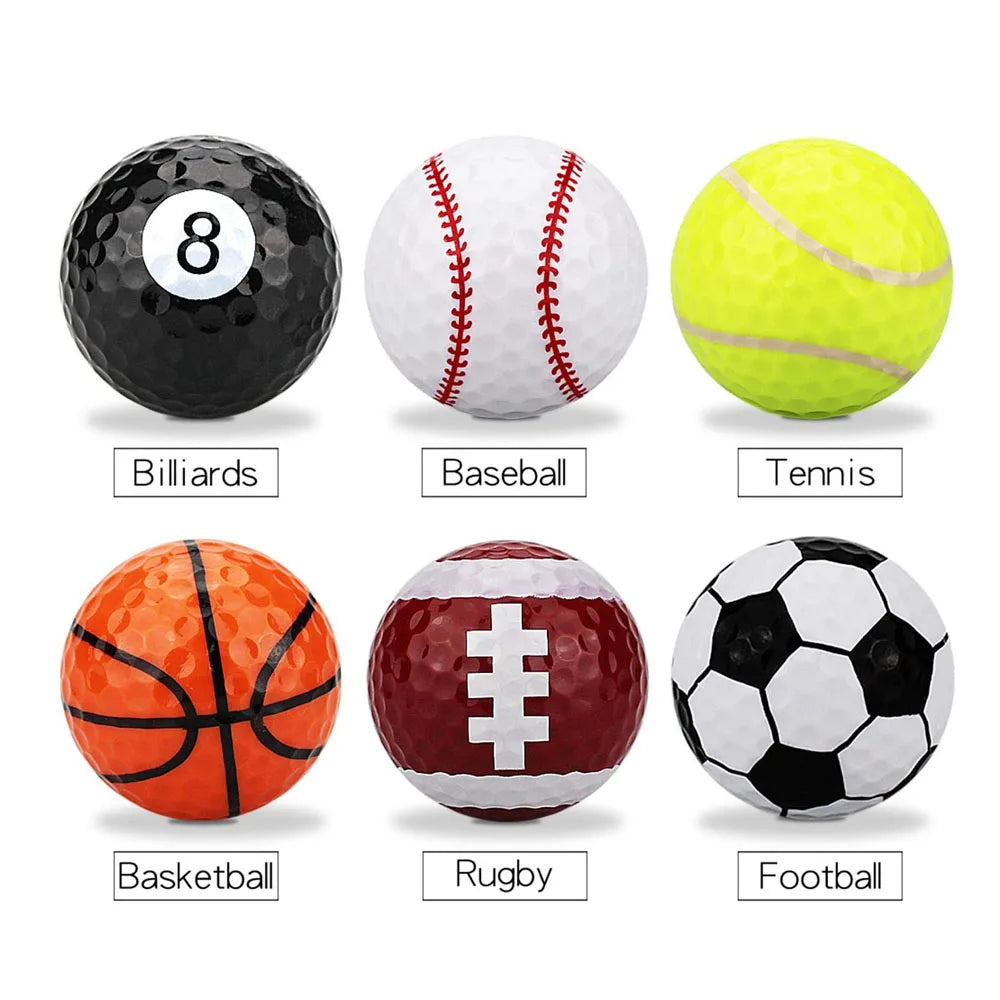 Fun Pair Golf Balls - Kids Practice Gift