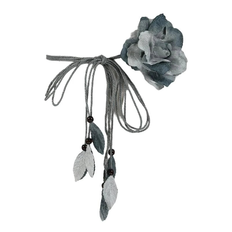 Women's Boho Vintage Belt Beautiful Fabric Floral Belt