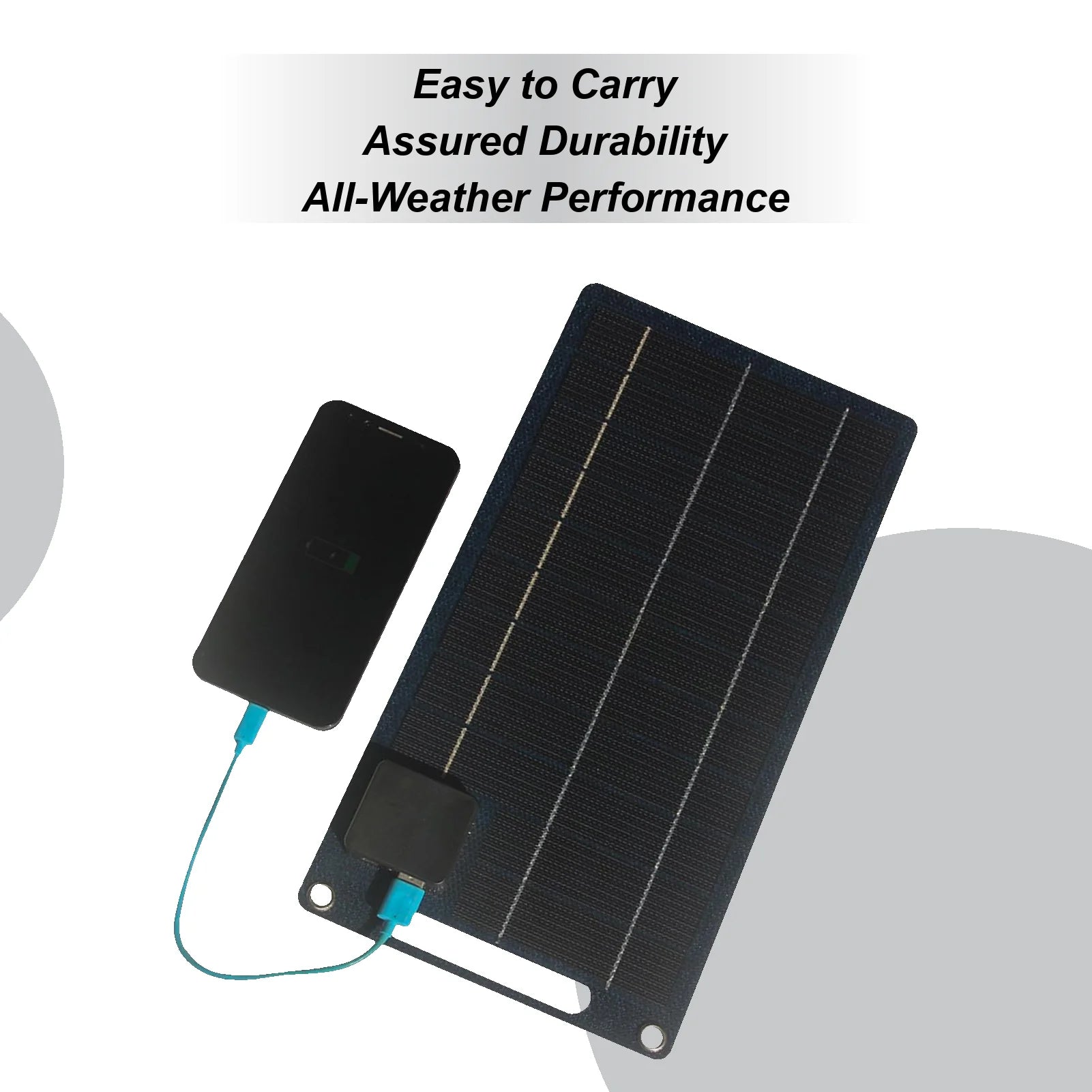 Pin Năng Lượng Mặt Trời 100W Sạc Điện Thoại Dã Ngoại