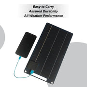 Pin Năng Lượng Mặt Trời 100W Sạc Điện Thoại Dã Ngoại