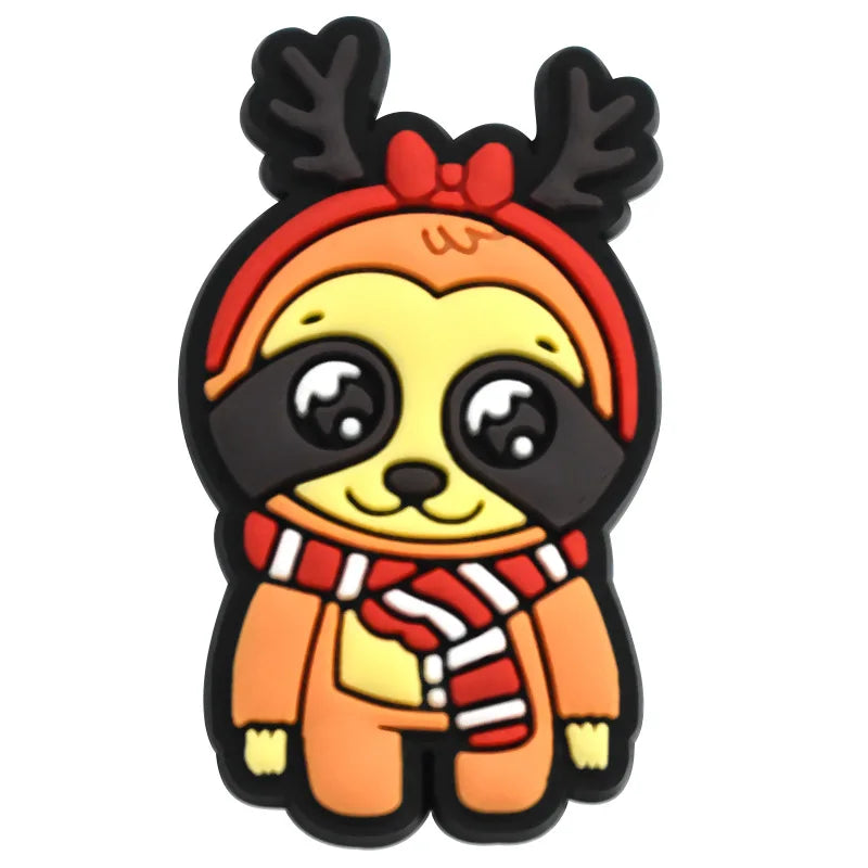 Sloth Monkey Charm for Crocs Slippers - Christmas Accessories
