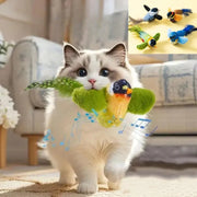 Interactive Bird Hanging Wall Toy That Makes Cats Sing and Play
