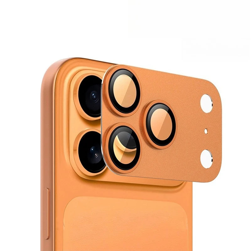 Metal Camera Lens Protector Tempered Glass 9H Hardness Alloy Scratch Proof Camera Cover Impact Protection for IPhone 17 Pro Max