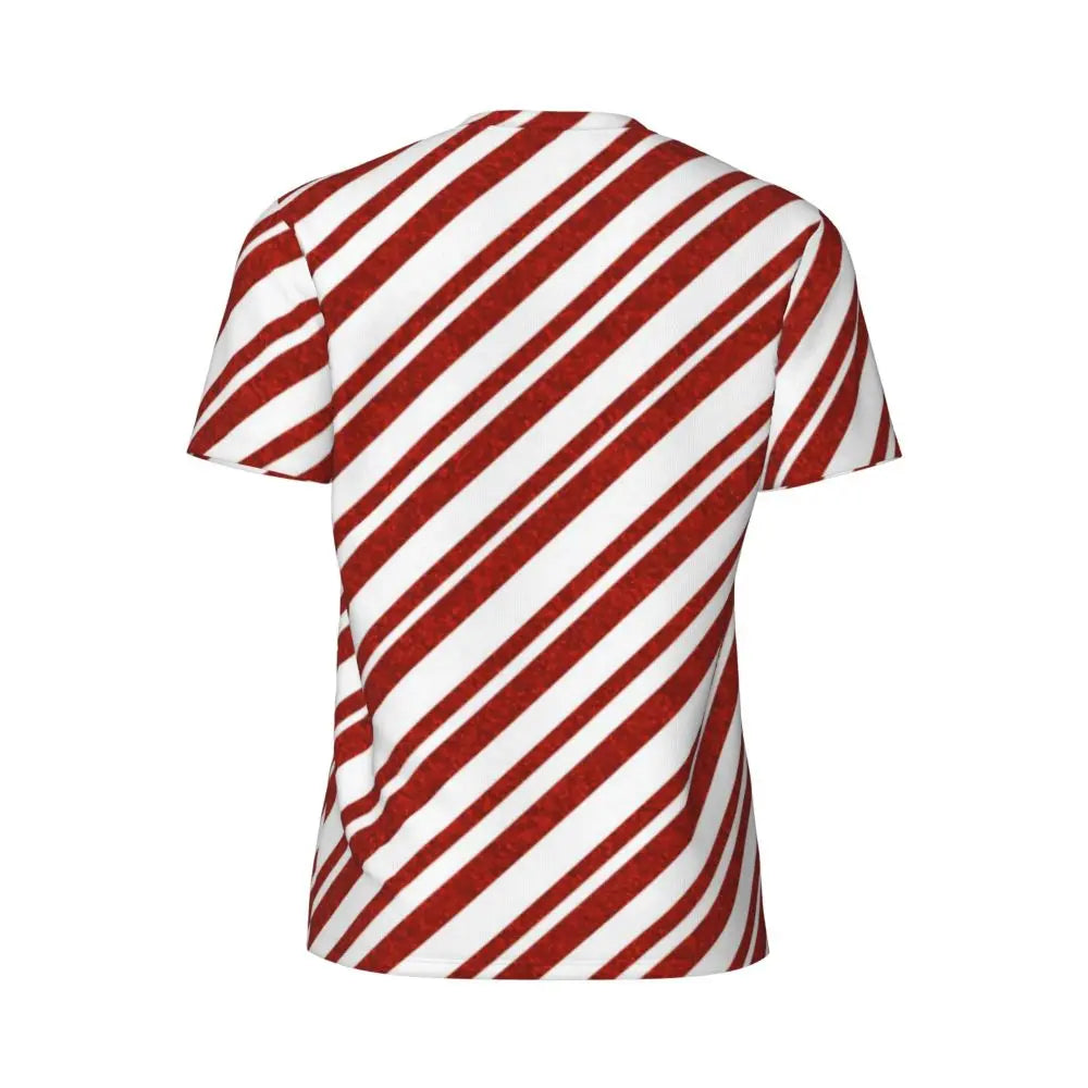 Stylish Mondrian Striped Men's Gym T-Shirt