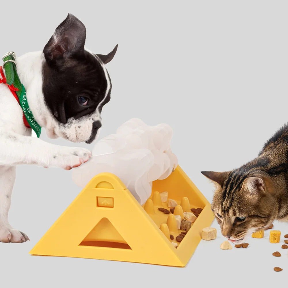 Pet Slow Feeder Roller for Dogs & Cats: Intelligence-Developing Slow Feeding Trainer, New Style Optional Auto Feeder, - Daisan Mart