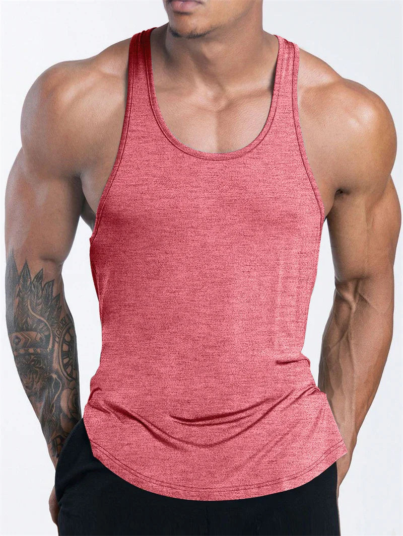Men's super light breathable sports tank top for gym