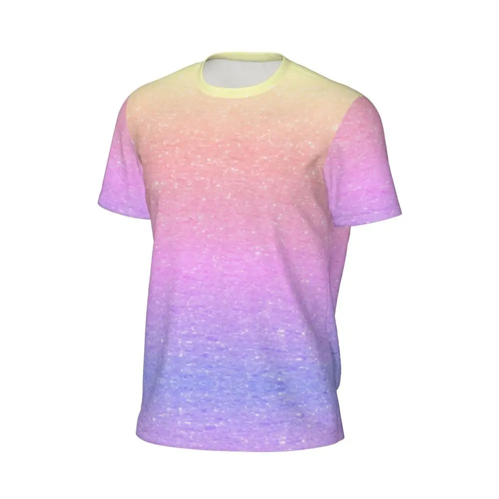 Áo Thun Nam Ombre Tím Hồng Thời Trang Hè Đầy Phong Cách