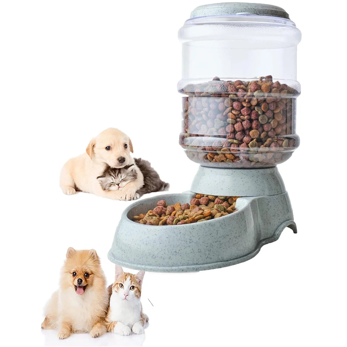 Automatic Water Dispenser Large Capacity Pet Feeder Small Dog Food Bowl  Cat Feeder Drinking Bowl Pet Feeding Drinker Water Bowl - Daisan Mart