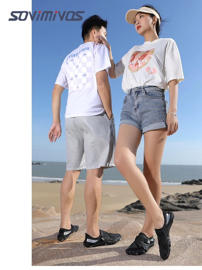 Giày Chạy Bộ Tối Giản Nam Nữ Đế Mỏng Rộng Ngón