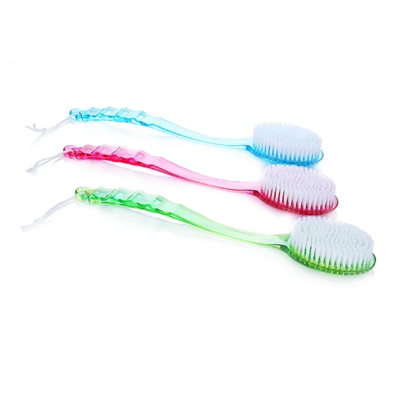 Plastic Back Bath Brush with Handle Exfoliating