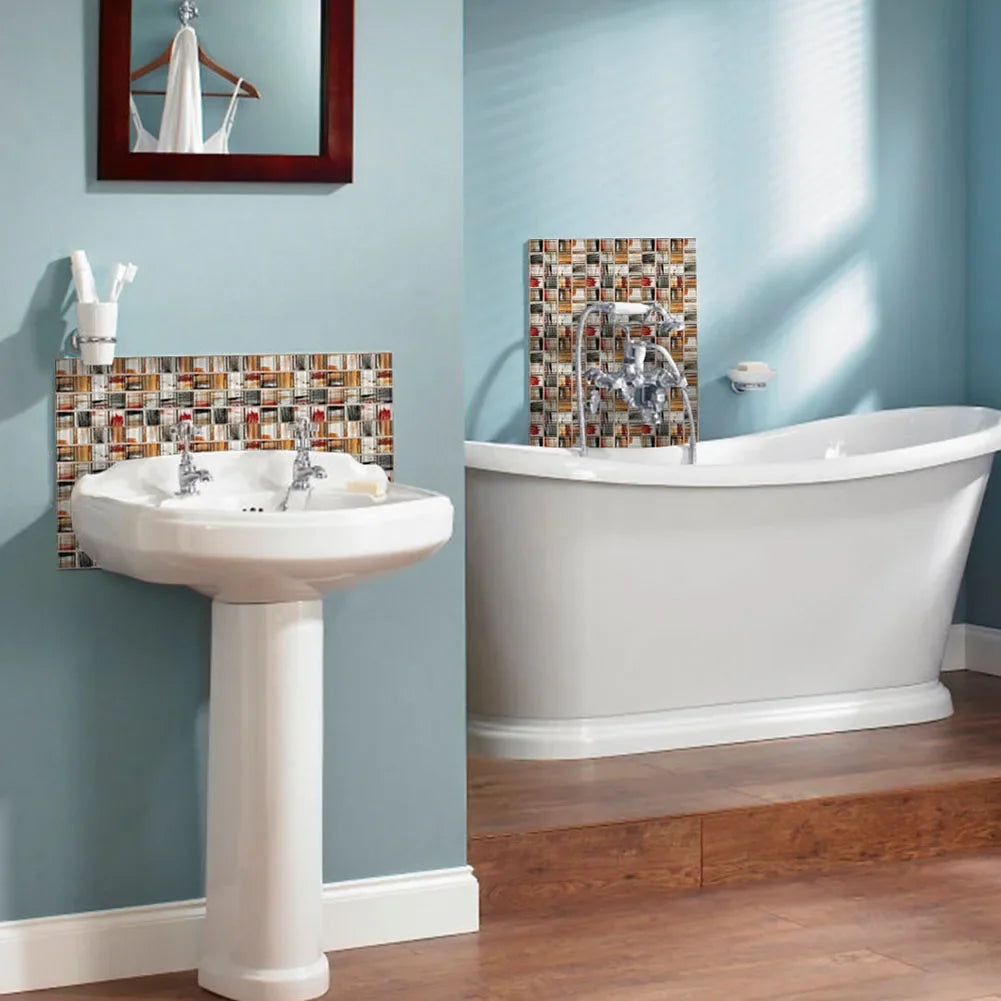 Set of 20 3D Waterproof Stickers for Kitchen/Bathroom Decoration