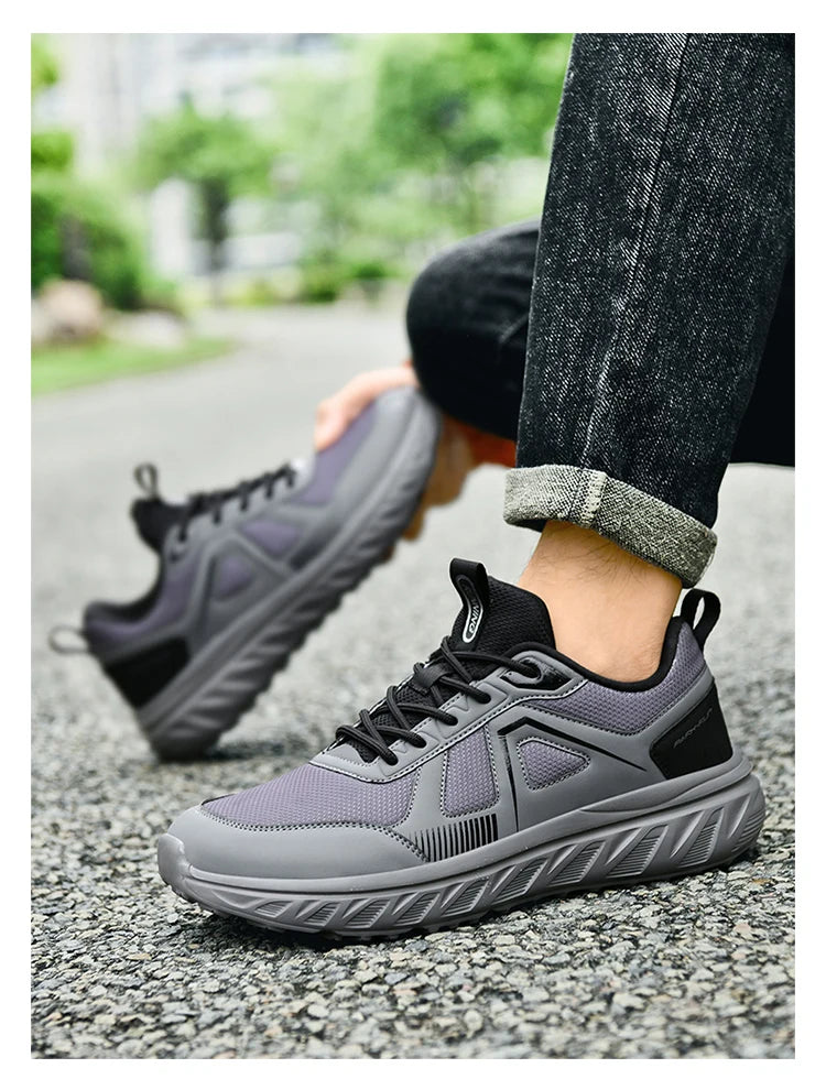 Men's Running Shoes Wide Sole Breathable Anti-Slip