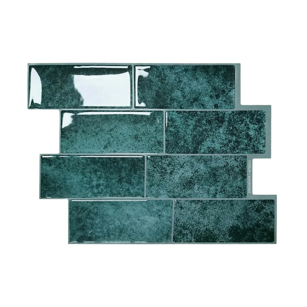 1Pcs New Self-adhesive 3D Wall Tile PVC DIY Wall Sticker Multifunction Waterproof Peel and Stick Wallpaper Home Decor