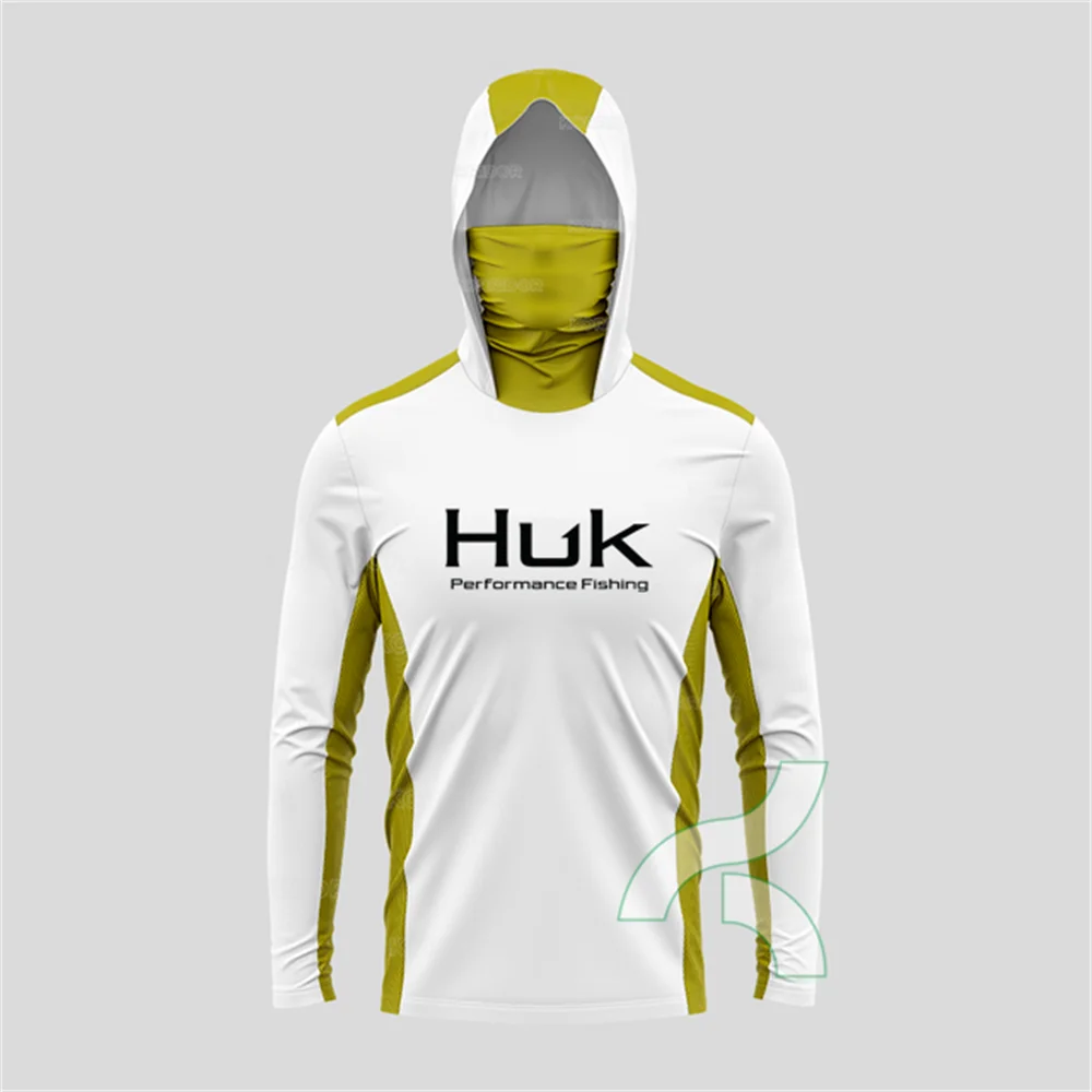 Áo Chống Nắng Nam HUK - Áo Câu Cá Chống UV Có Mũ