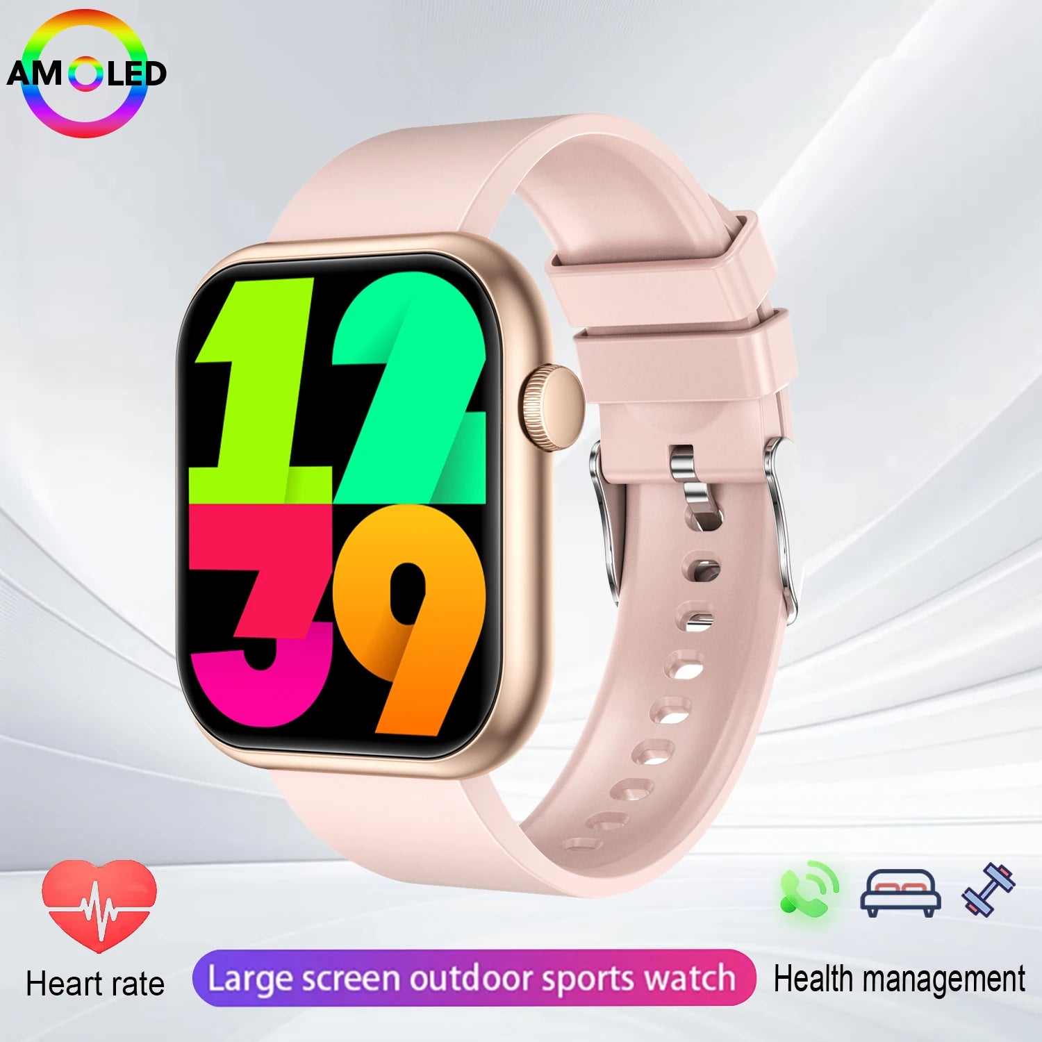 Đồng Hồ Thông Minh 10S AMOLED NFC GPS Chống Nước