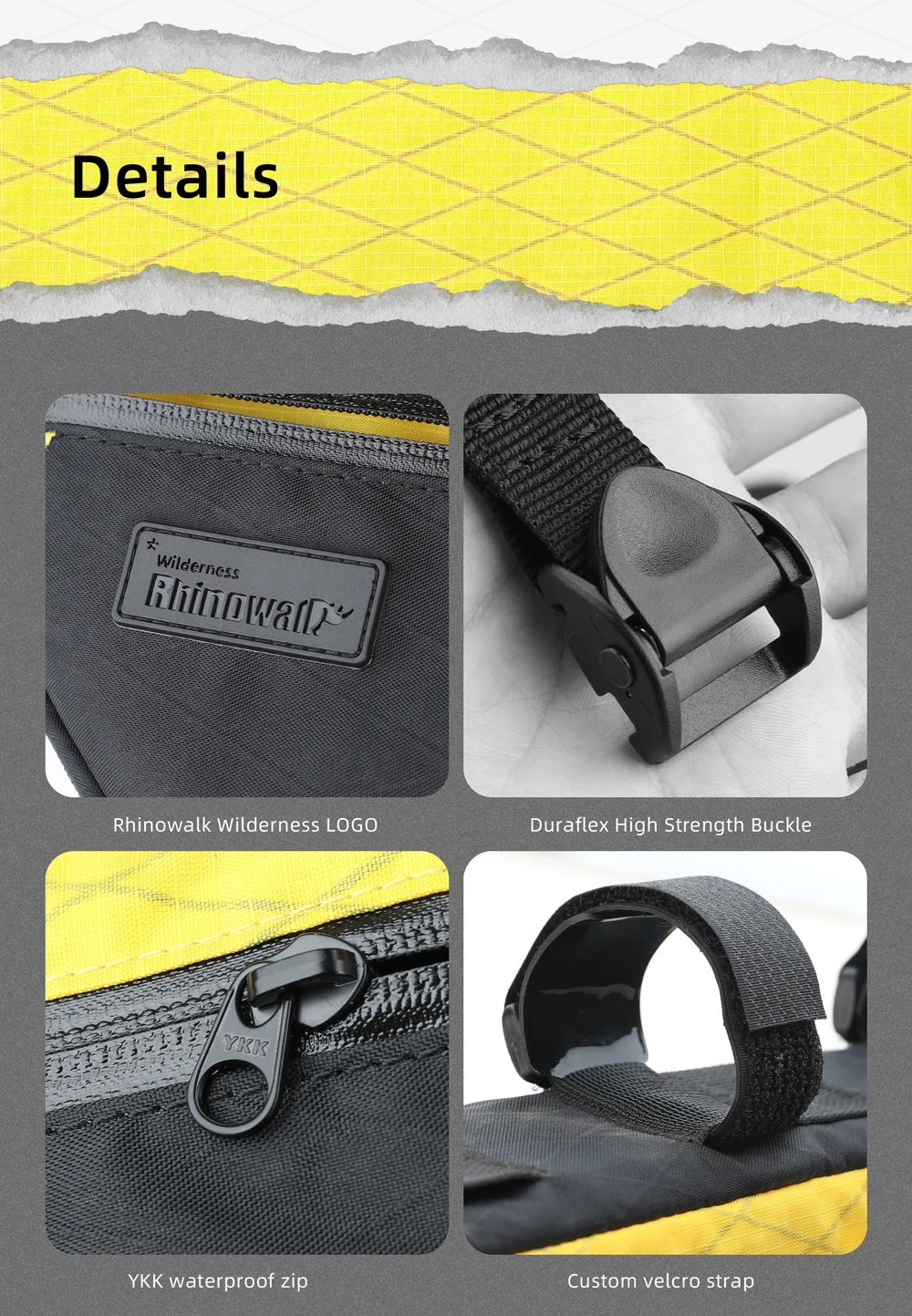 Rhinowalk Waterproof Bicycle Bag 17 Inch+