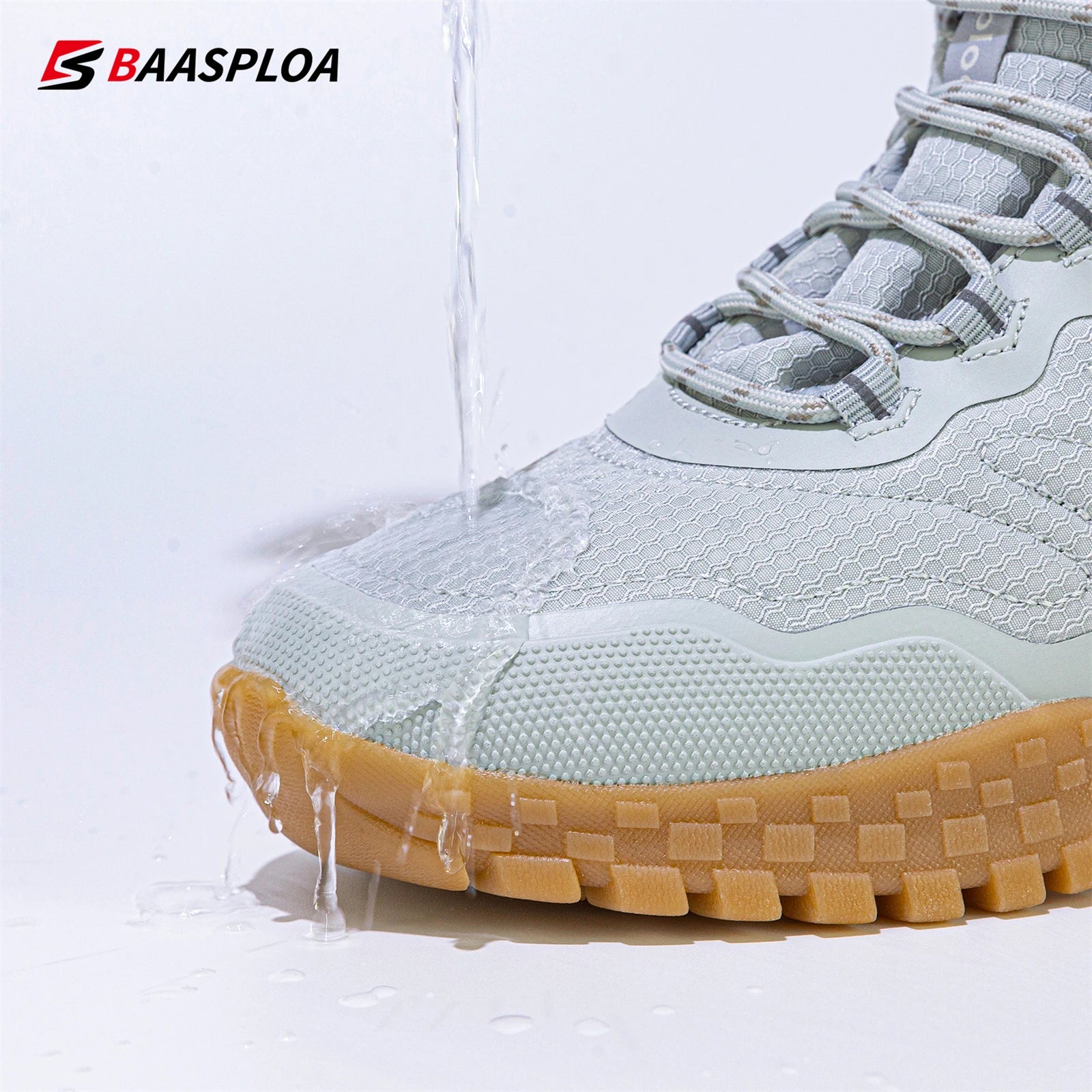 Giày Boot Nữ Baasploa Lót Lông Ấm Chống Trượt, Chống Nước