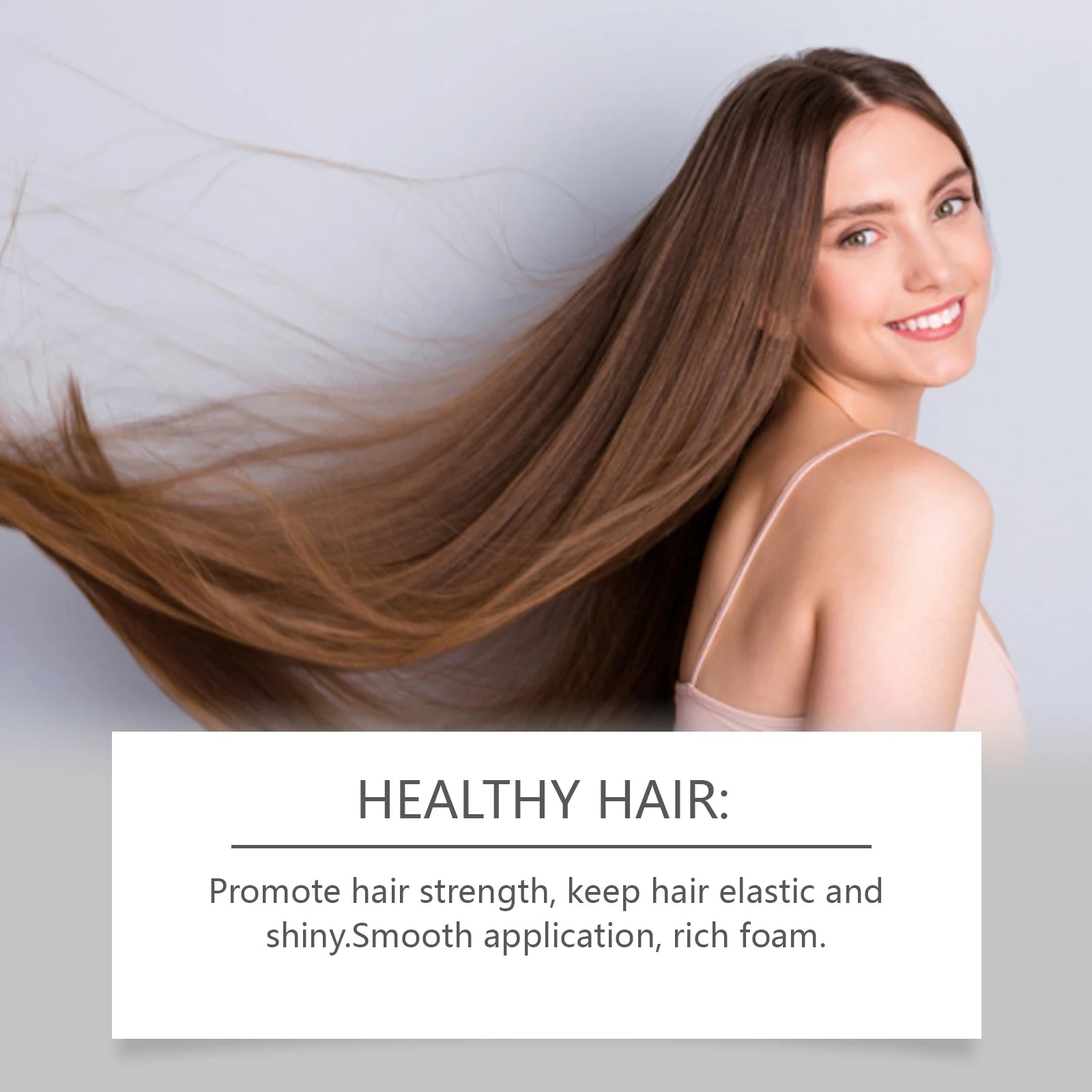 Rice Shampoo Reduces Hair Loss, Deep Nourishes, Restores Dry Hair