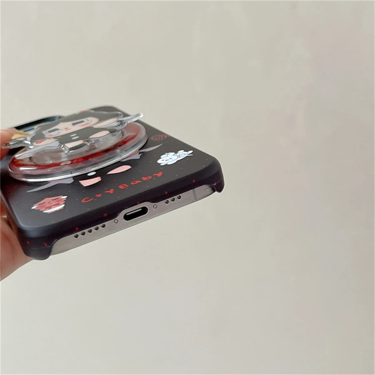 Ốp Lưng Từ Tính Bé Gái Khóc Dễ Thương iPhone 17/16/15/14 Pro Max