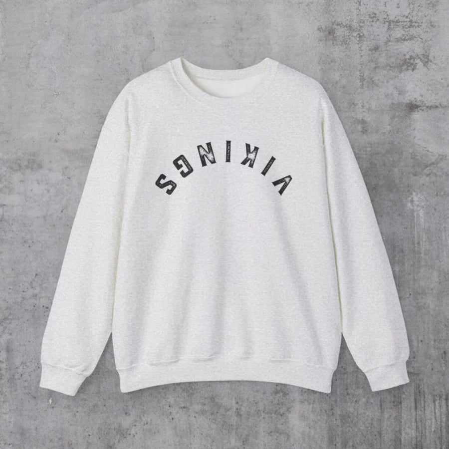 Unisex Sweatshirt Crewneck Suitable for Daily Casual Wear Comfortable Long Sleeved Pullover Retro and Fashionable Printed Top