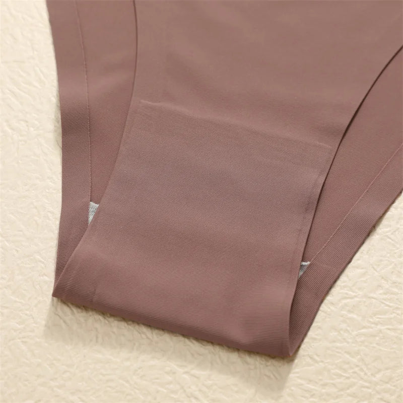 Set of 3 Ice Silk Ultra-Thin Seamless Women's Panties