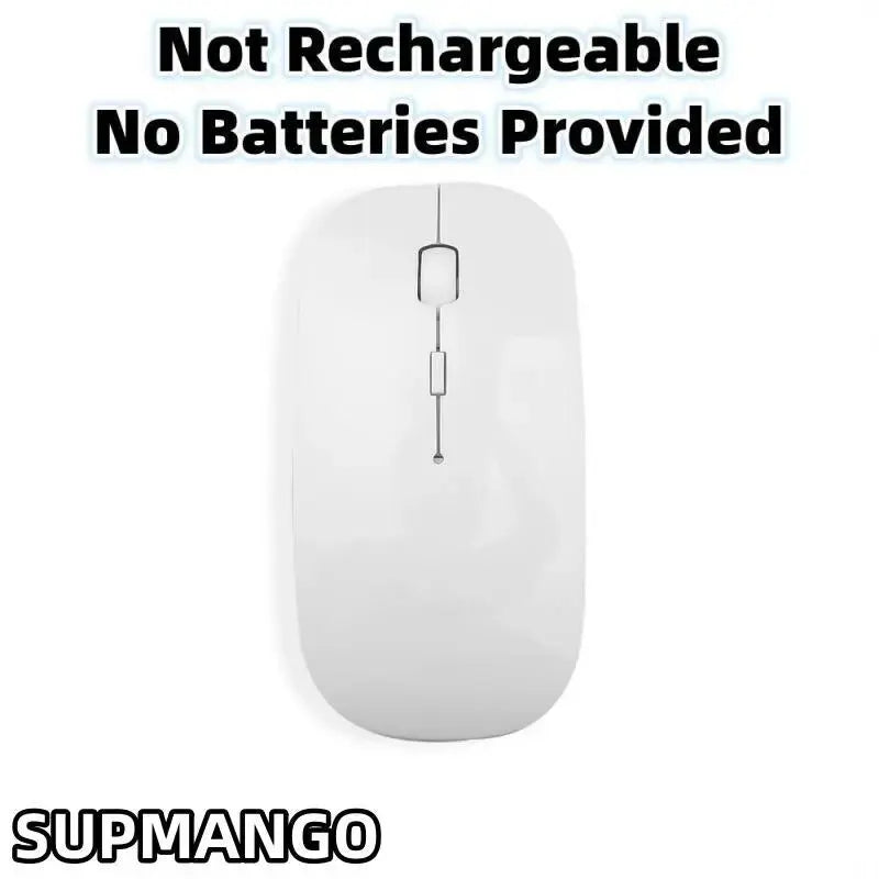 Silent wireless gaming mouse, magic rechargeable battery