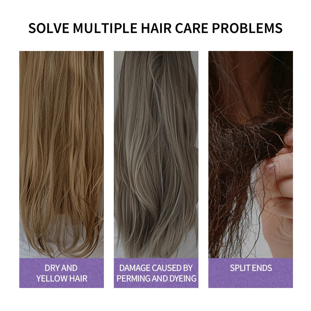 Purple Lock: Nourishing Blonde Hair, Flexible Gold and Silver Removal