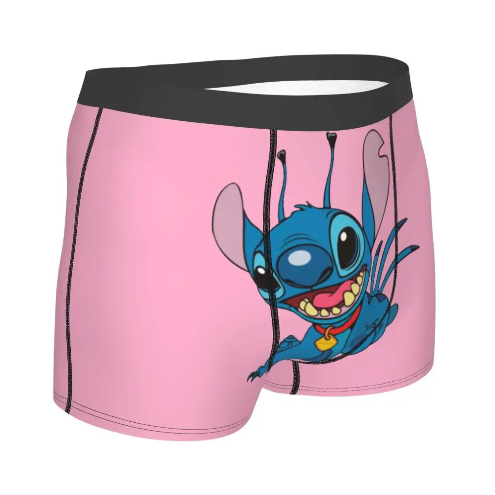 Quần Sịp Nam Lilo Stitch Thoải Mái Phong Cách Anime