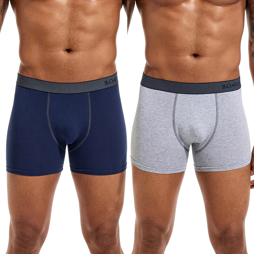 Men's Breathable Cotton Underwear - Boxer Brand
