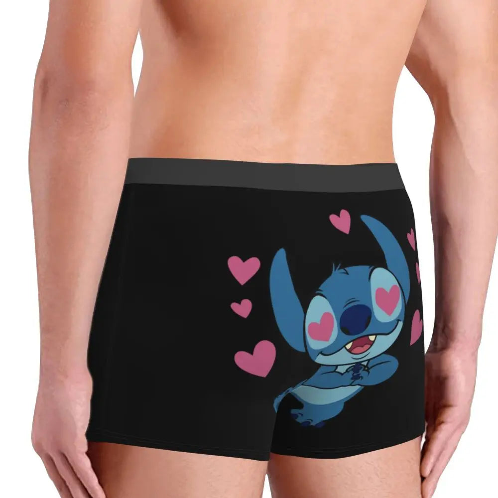 Quần Sịp Nam Lilo Stitch Thoải Mái Phong Cách Anime