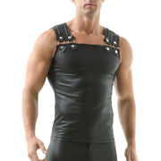 Áo Tank Da Nam Tập Gym Sexy Ôm Dáng Thể Hình - Daisan Mart