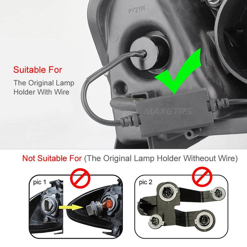 Canbus 12SMD Error-Free Color Changing LED Car Light Bulbs