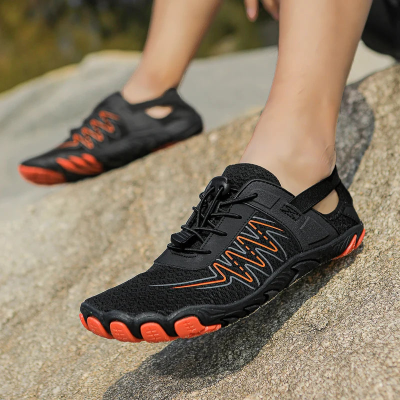 Giày Lội Nước Unisex Chống Trượt Biển Sông Cỡ Lớn