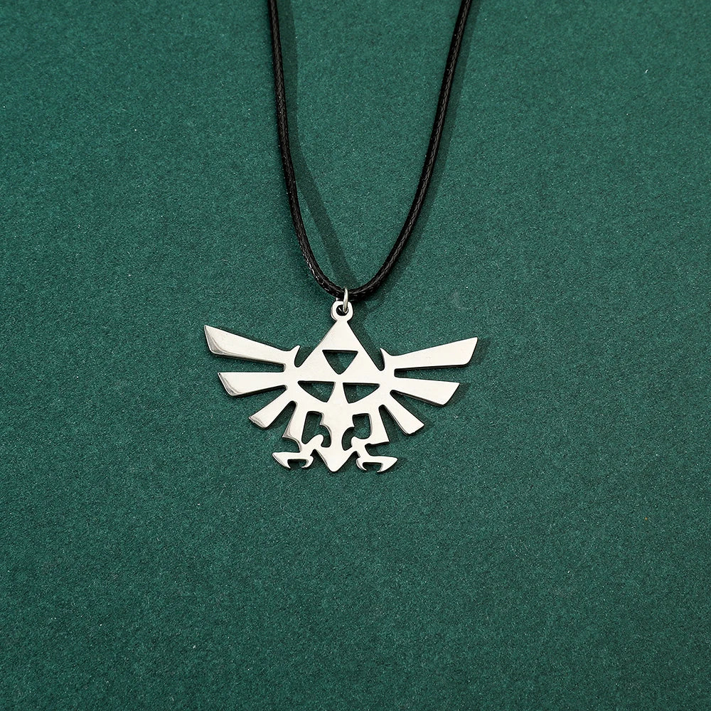 The Legend of Zelda Necklace classic fashion game pendant accessories rope chain stainless steel cool pendant Necklace