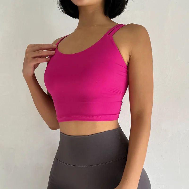 Áo Tập Nữ Đệm Cố Định, Sexy, Thắt Nút Sau, Yoga - Daisan Mart