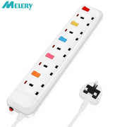 Ổ Cắm Đa Năng Melery 4 Lỗ 2 USB Dây 2m Bảo Vệ Thiết Bị