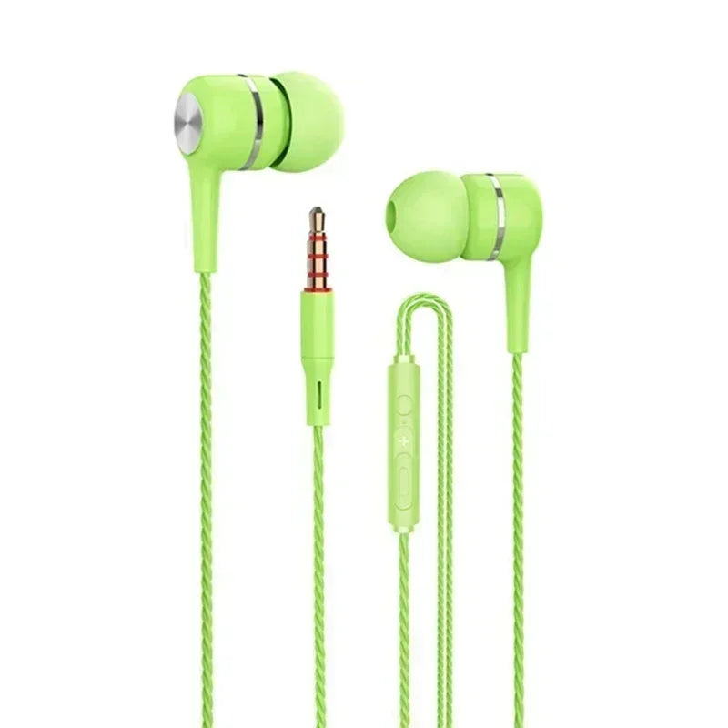 3.5mm Bass HiFi In-Ear Headphones with Mic for Phone