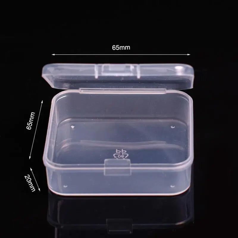 Mini Rectangular Dustproof Plastic Jewelry Box