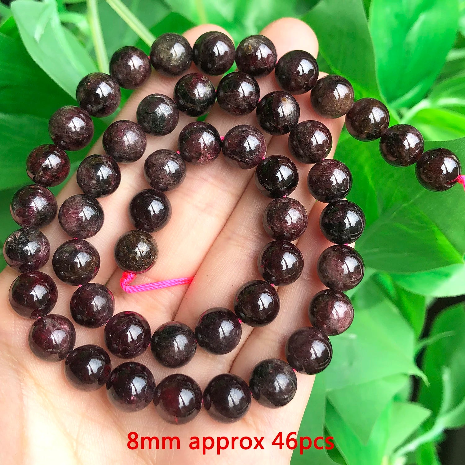 Faceted Natural Garnet Beads For DIY Jewelry