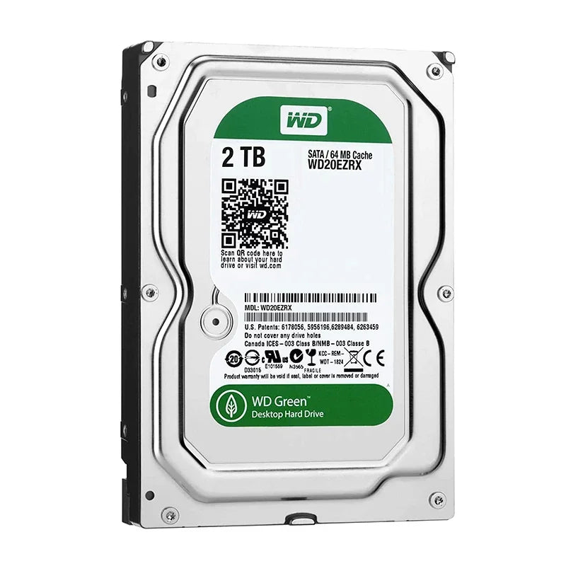 WD Green 3.5 HDD 5400RPM Hard Drive - Various capacities