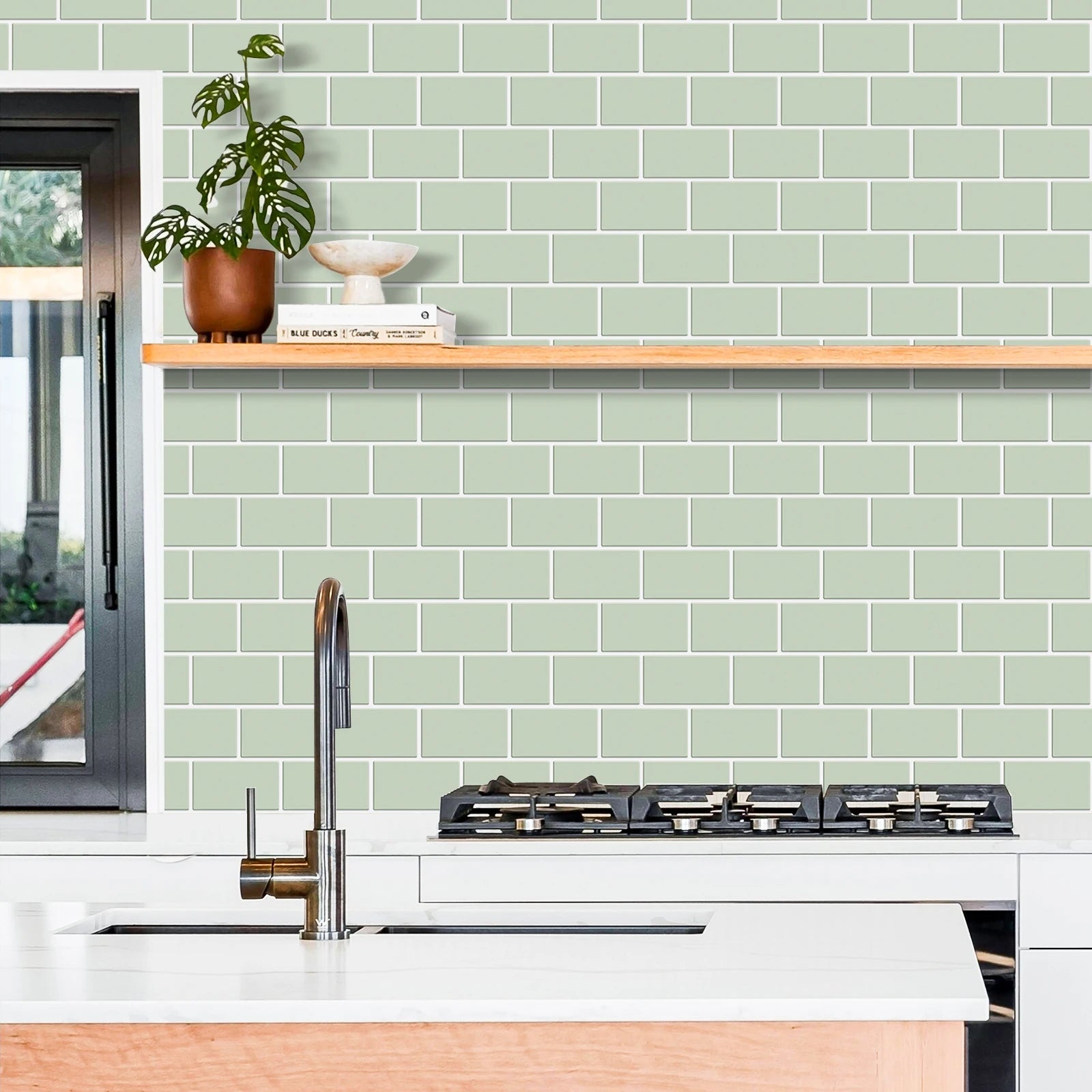 Deco 3D Wall Stickers Kitchen &amp; RV Room - Subway 5 Piece Set