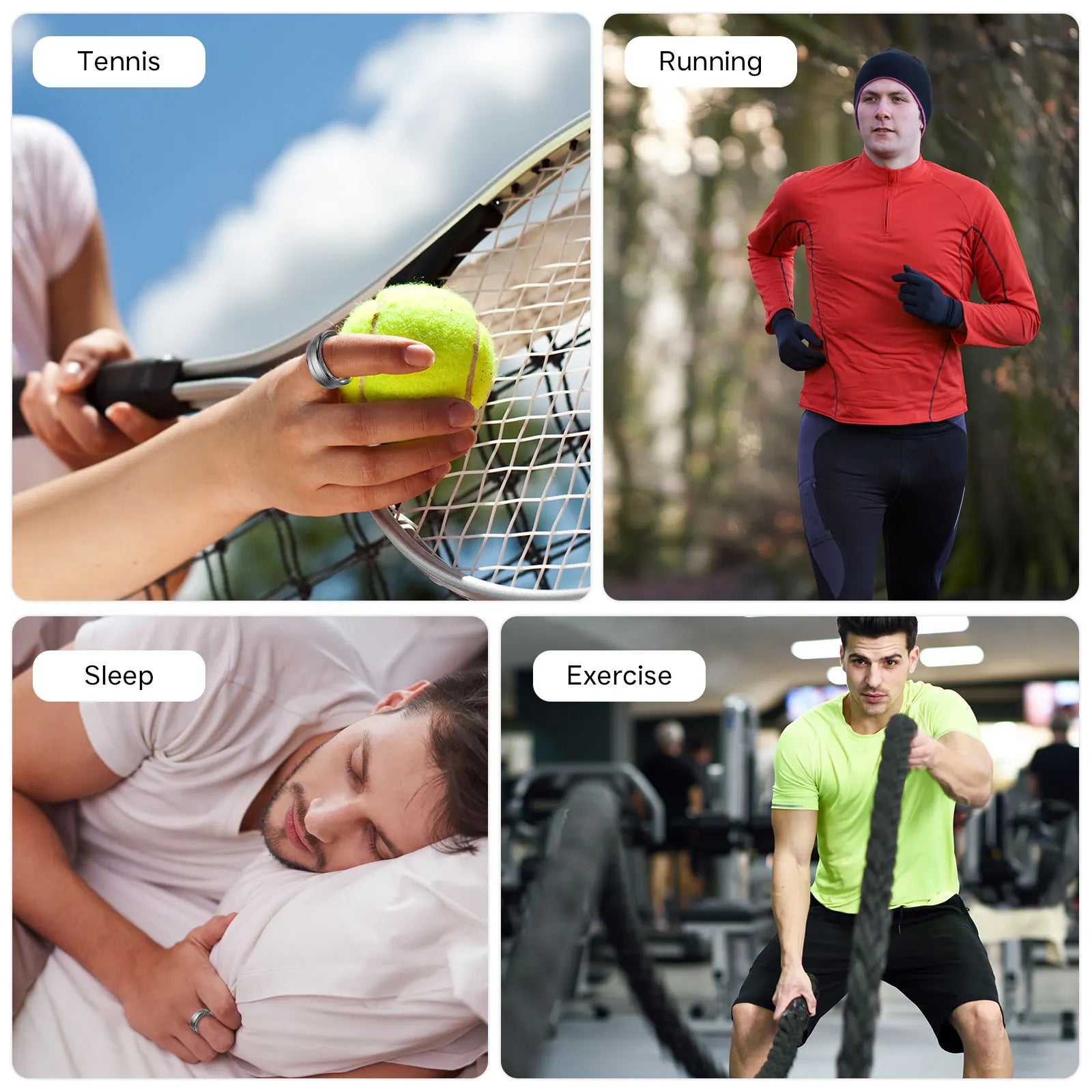 EIGIIS R06 Health Ring - Waterproof, Smart Measurement