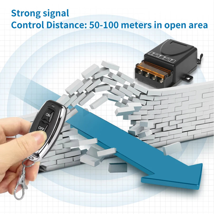 Smart Switch 433Mhz Remote 30A Utility