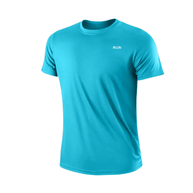 Men's Summer Quick Dry Loose Fit Sports T-Shirt 50 Characters
