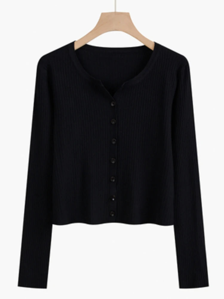 Women's Cardigan 2025 Thin, Light, Long Sleeve, Short Style